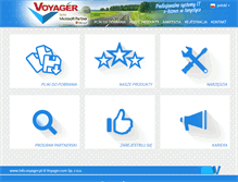 Tablet Screenshot of info.voyager.pl